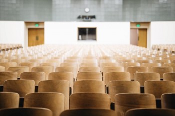 empty lecture hall