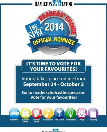 Readers Choice invitation to vote for your favourite nominees in 2014