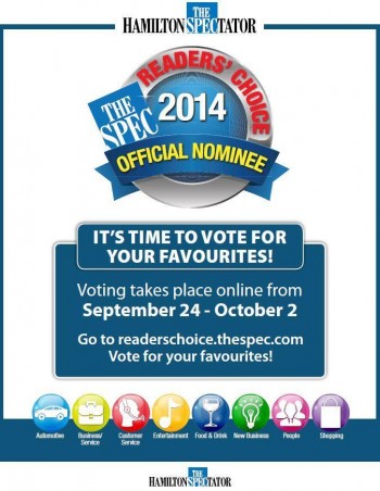 Readers Choice invitation to vote for your favourite nominees in 2014