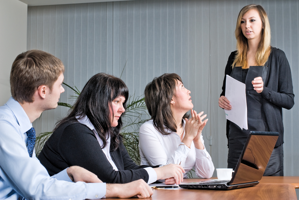 people at a meeting table