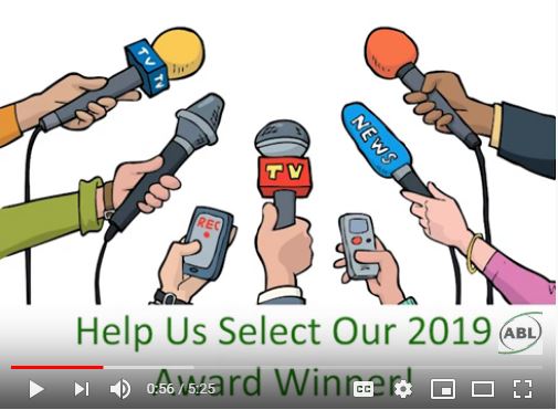 screenshot from youtube video of our 2019 Award Winner montage